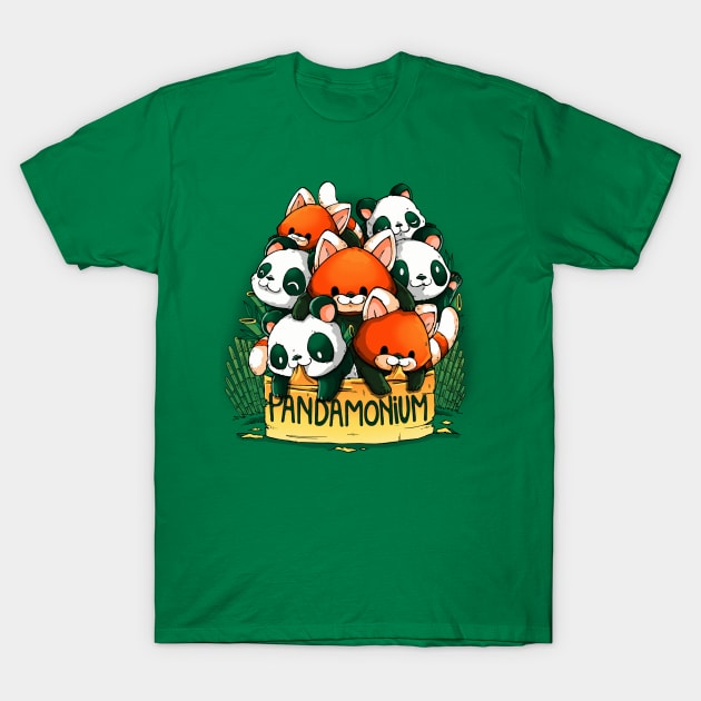 Pandamonium T-Shirt by Vallina84